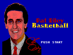 Pat Riley Basketball (USA) (Proto) Title Screen